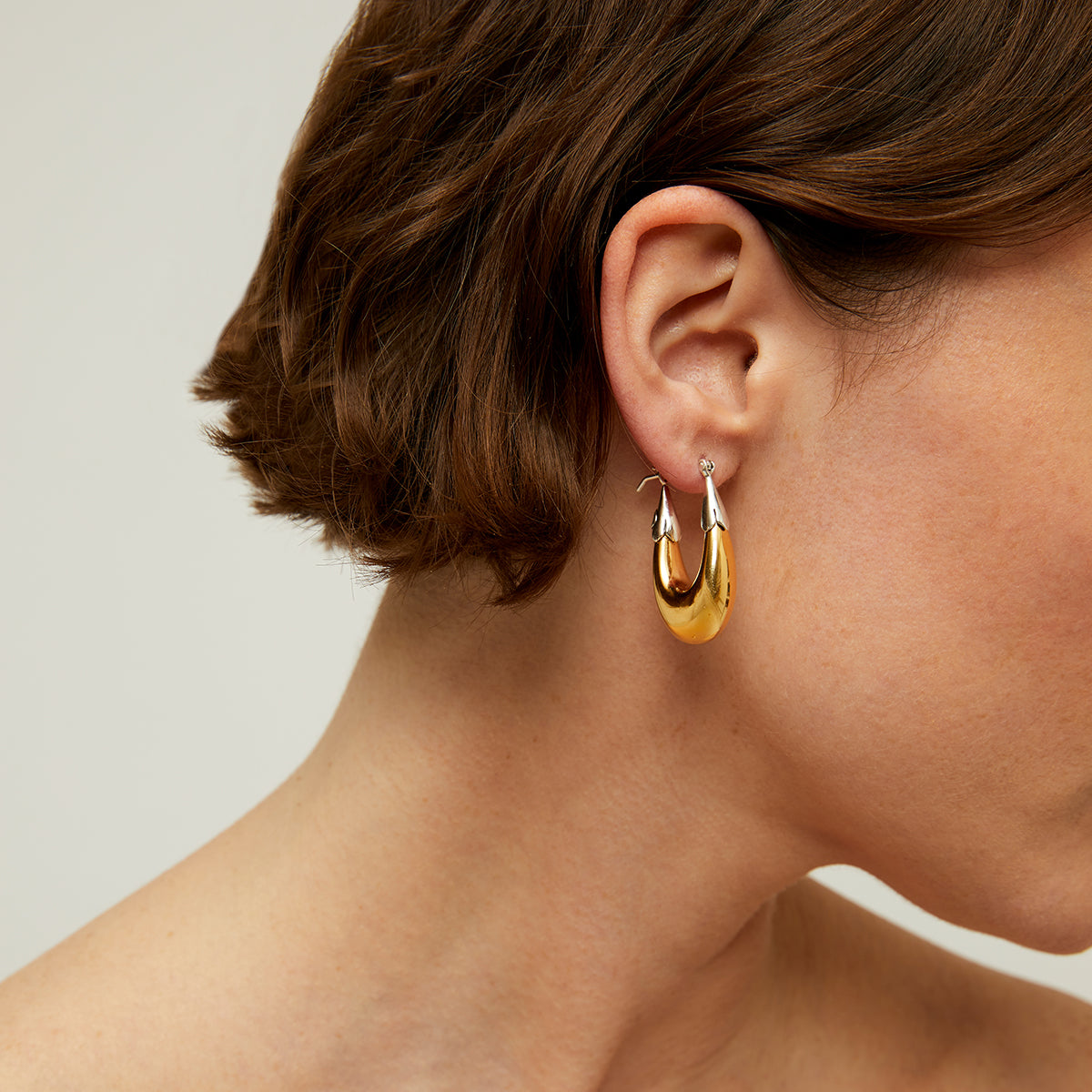 Ecume Earrings Small - Gold / Silver