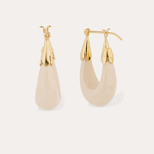 Ecume Earrings Small - Ivory