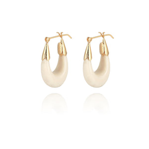 Ecume Earrings Small - Ivory