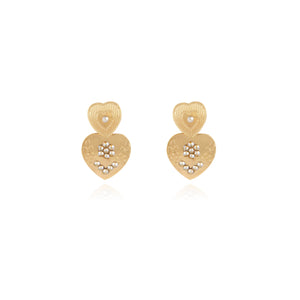 Love Earrings Mini - Gold