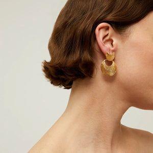 Luna Wave Earrings Mini - Gold