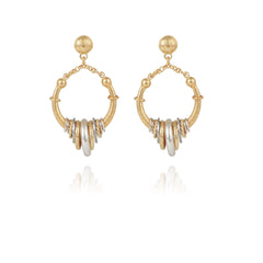 Maranzana Earrings Mini - Gold / Silver