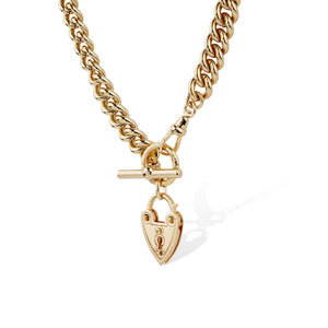 Locked Necklace - Gold