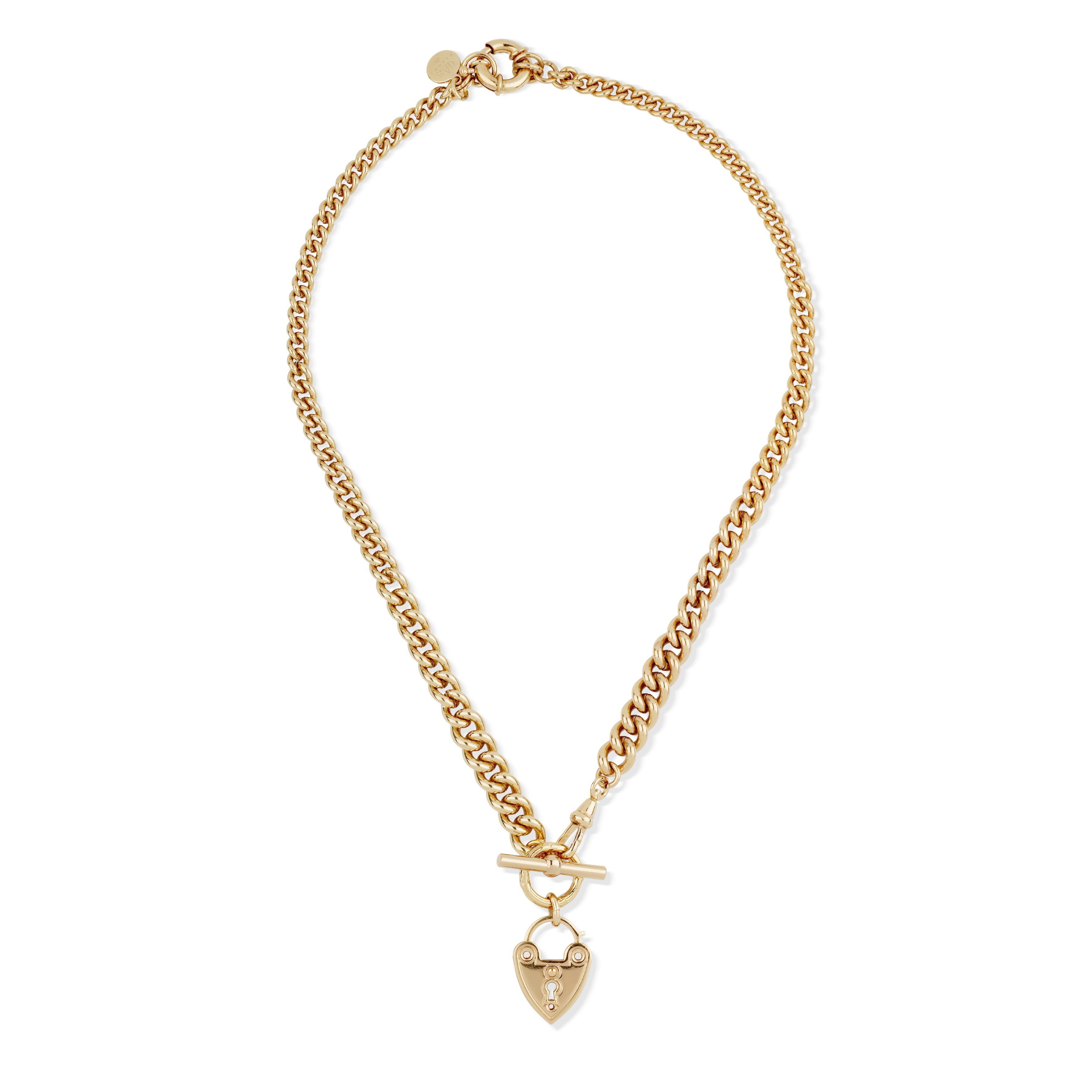 Locked Necklace - Gold
