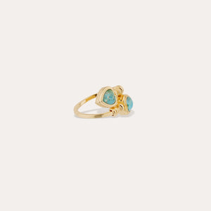 Duality Amore Ring - Turquoise
