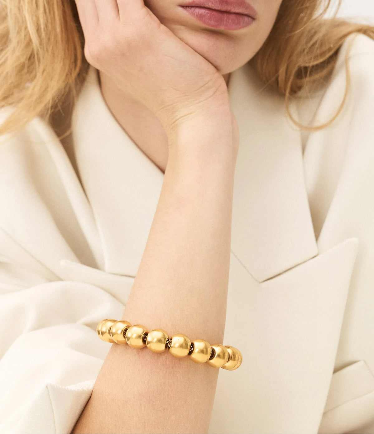 Beads Bracelet - Gold Vintage