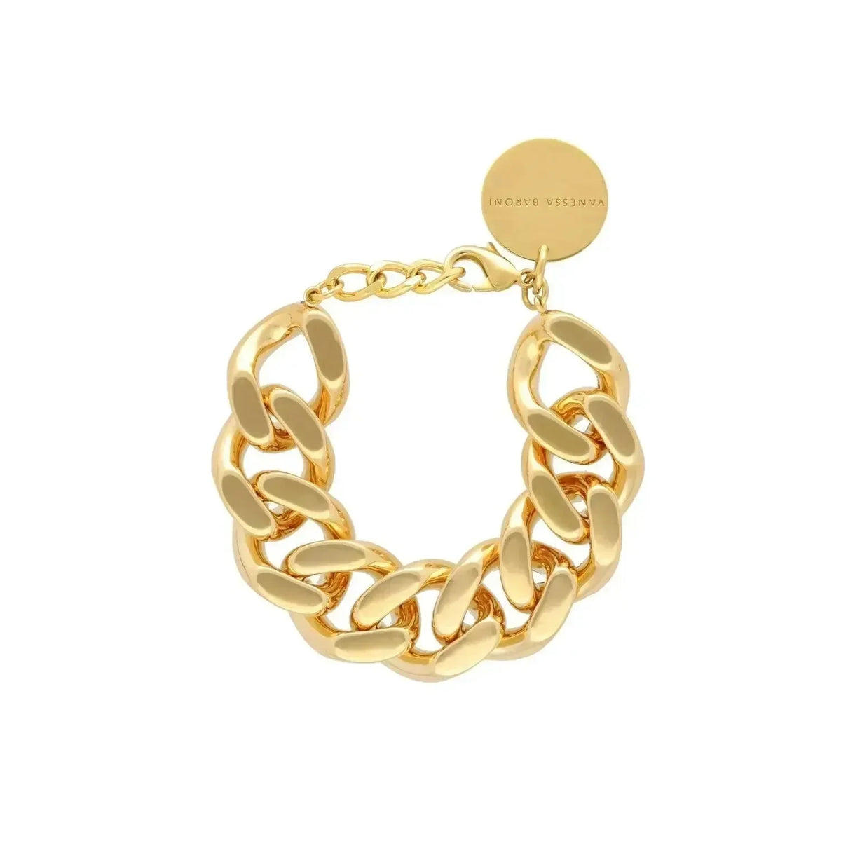Flat Chain Bracelet - Gold