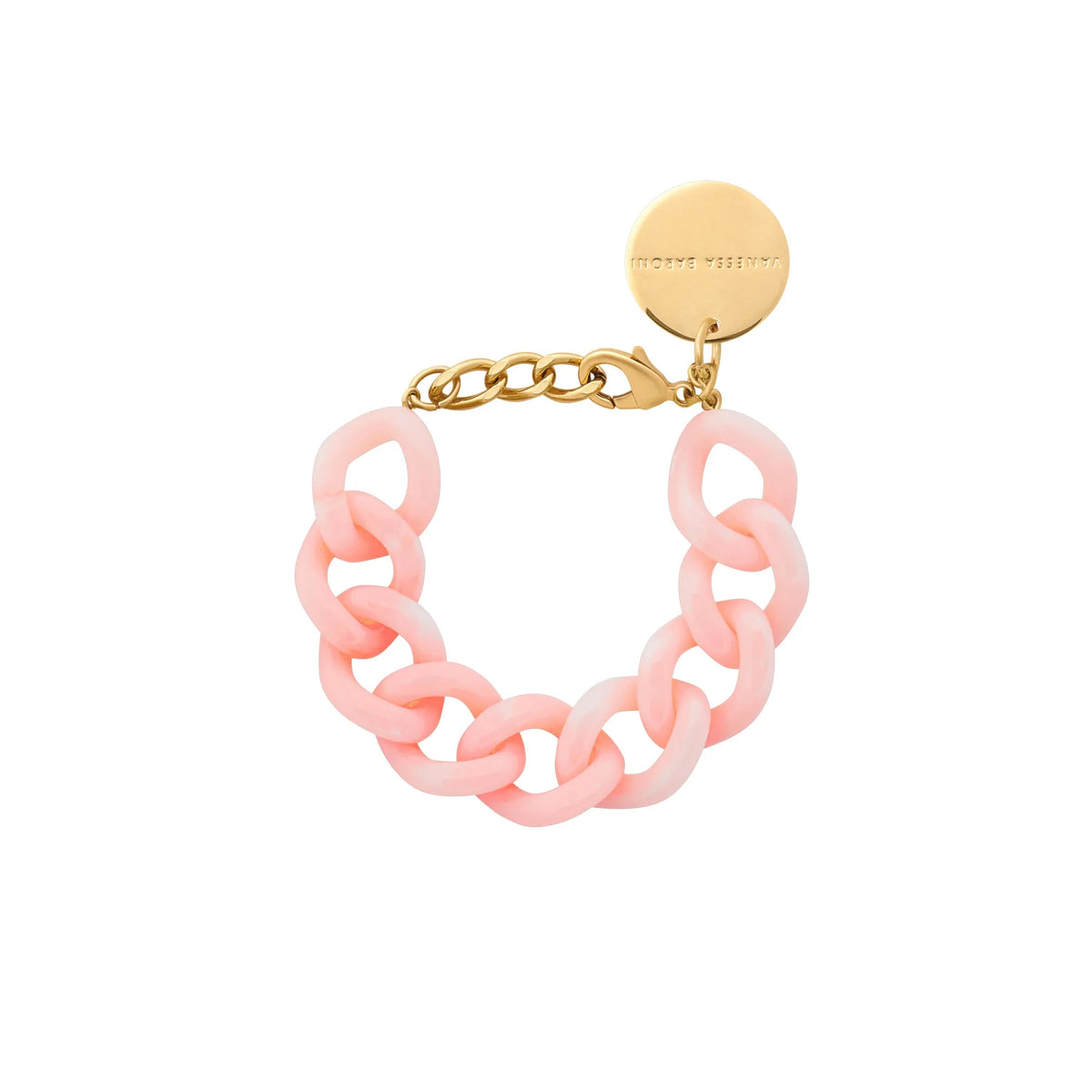 Flat Chain Bracelet - Peach Sorbet