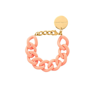 Flat Chain Bracelet - Peach