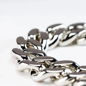 Flat Chain Bracelet - Silver