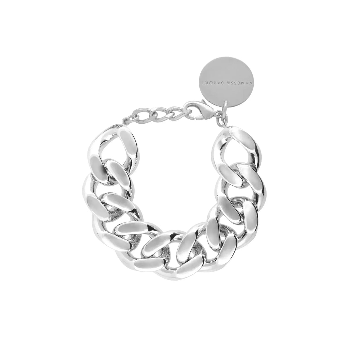 Flat Chain Bracelet - Silver