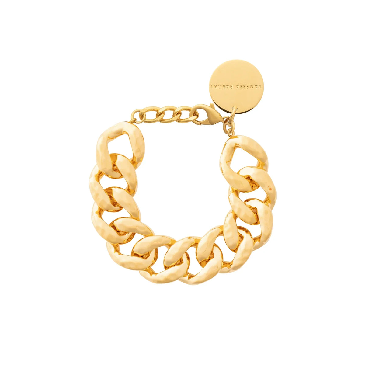Hammered Bracelet - Gold