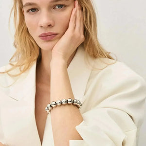 Mini Beads Bracelet - Silver