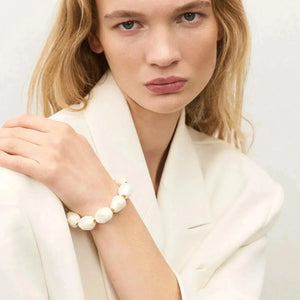 Organic Pearl Bracelet - Pearl