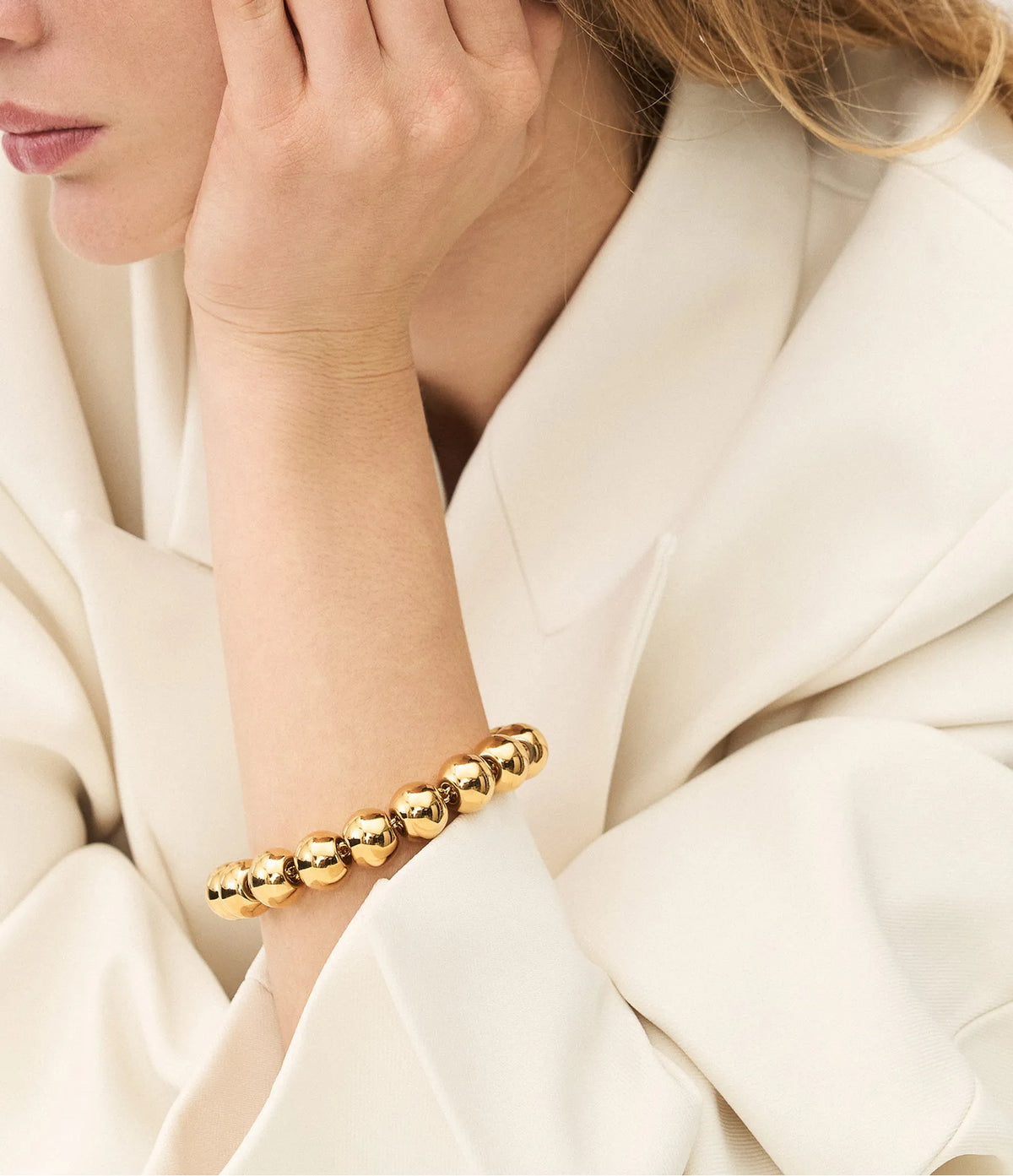 Mini Beads Bracelet - Gold