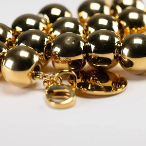 Small Beads Necklace Short - Gold