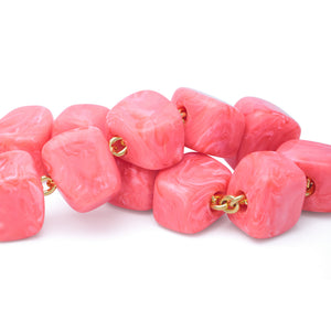 Mini Organic Shaped Bracelet - Strawberry Icecream
