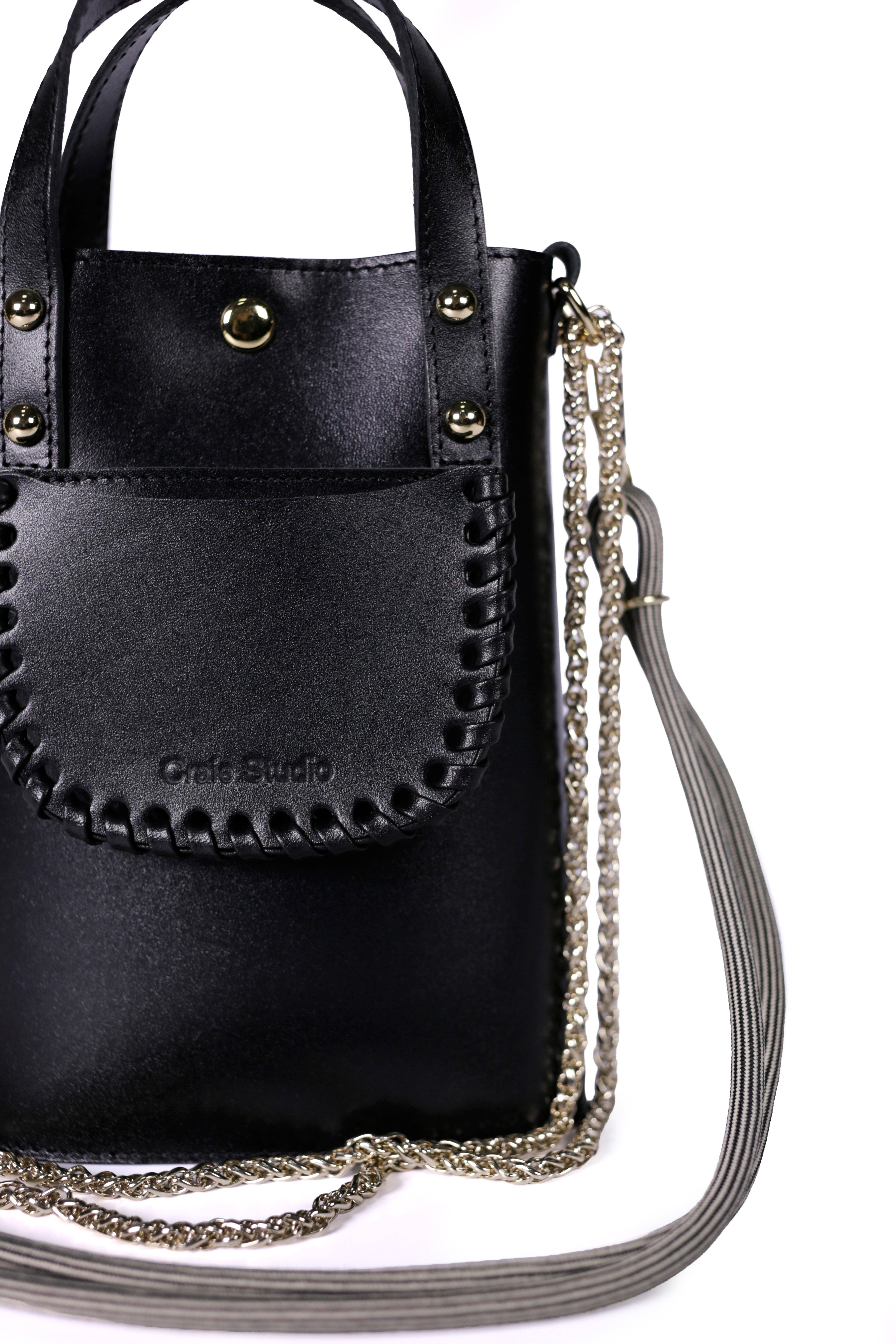 Ame Leather Bag - Noir