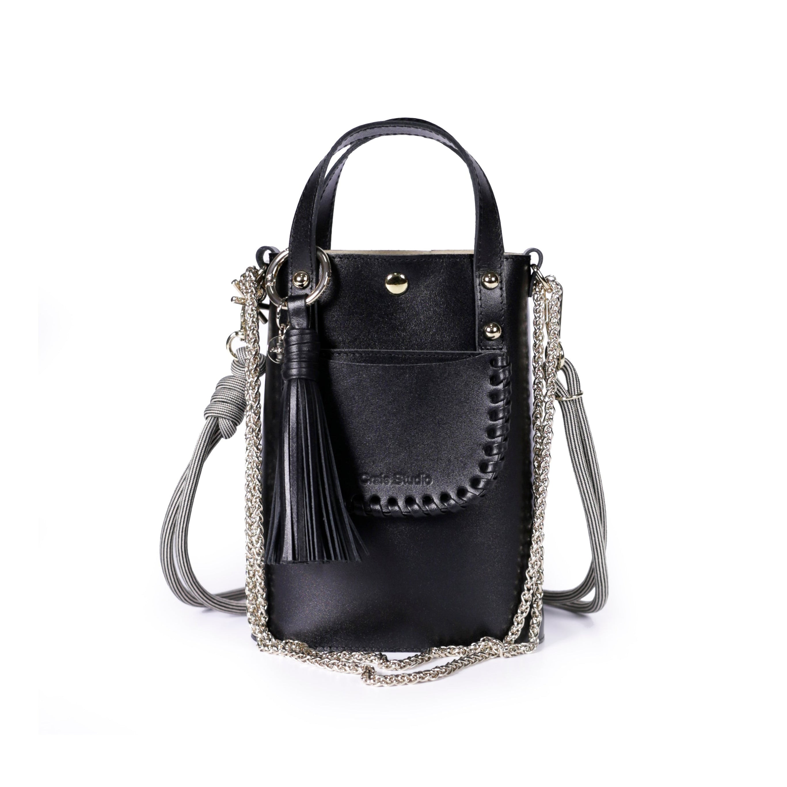 Ame Leather Bag - Noir