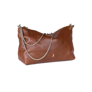 Mallow Leather Bag - Bubble Camel