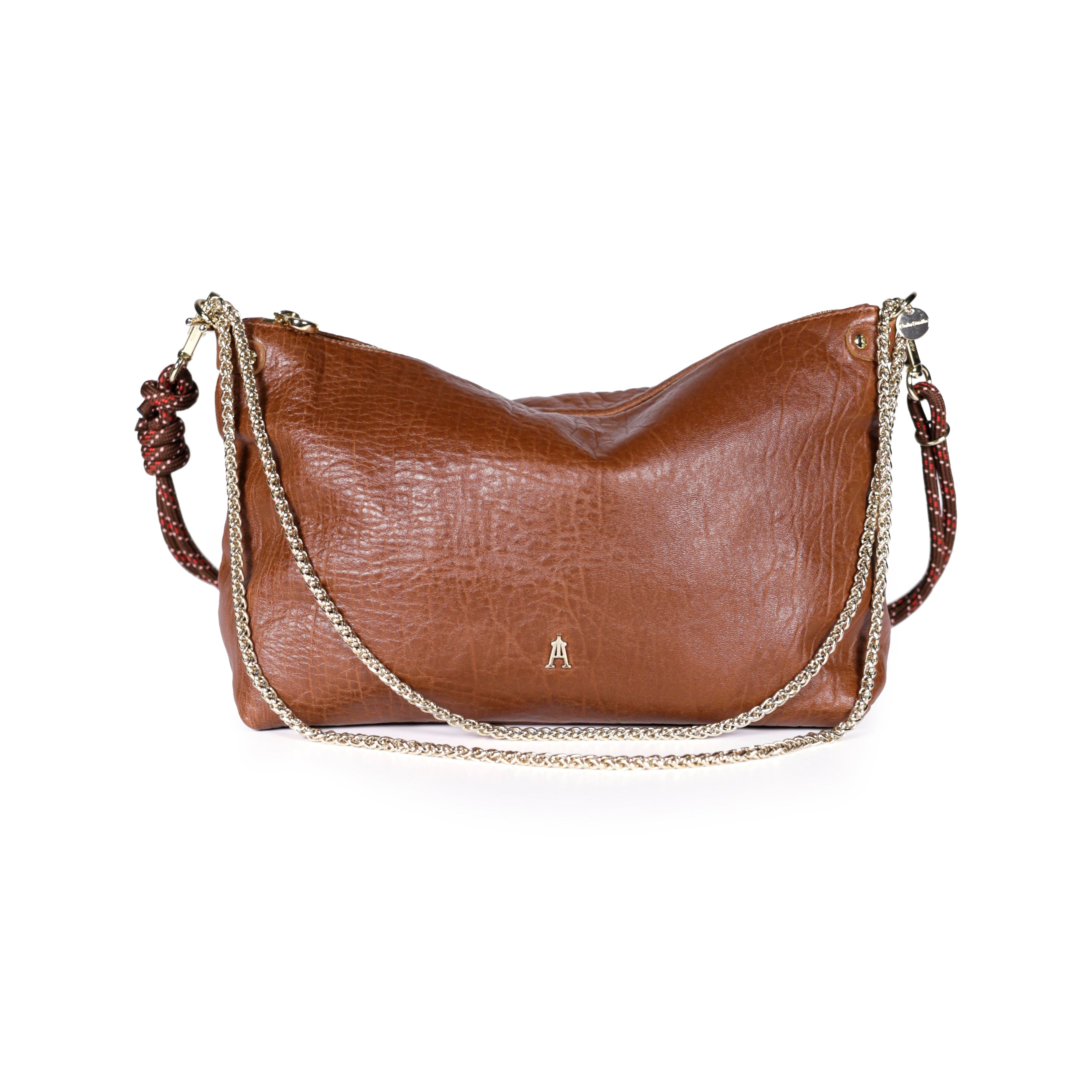 Mallow Leather Bag - Bubble Camel
