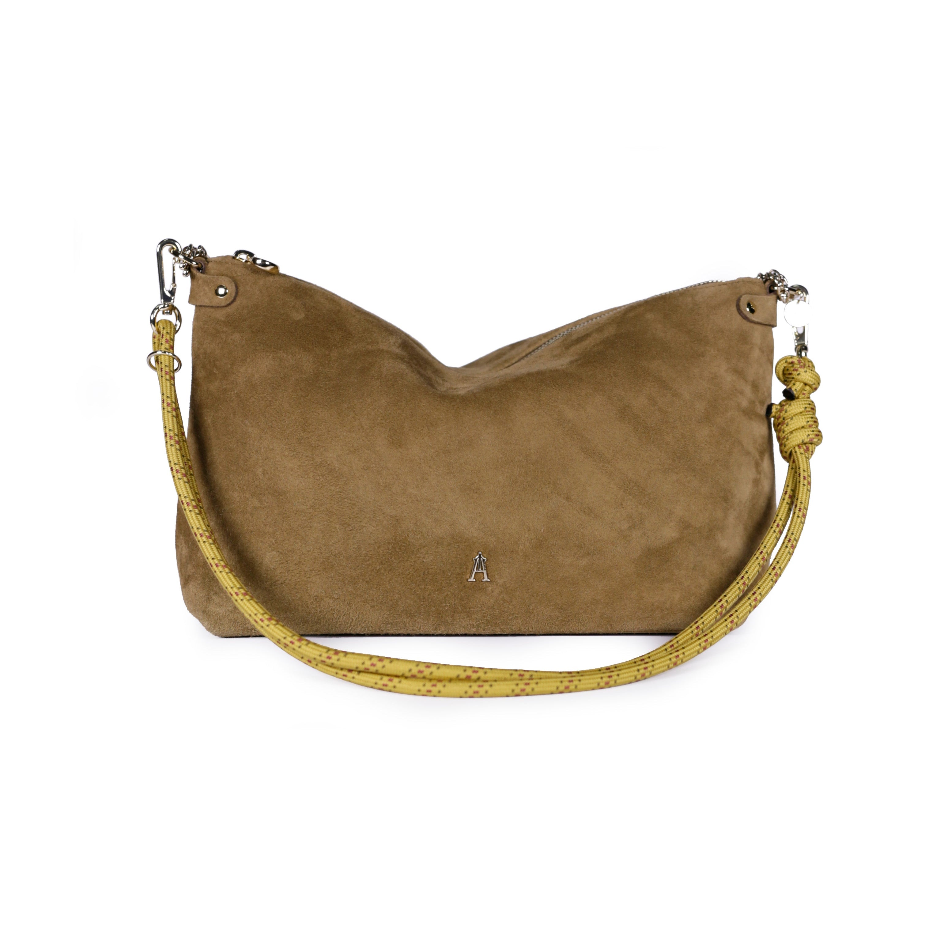 Mallow Leather Bag - Suede Sepia