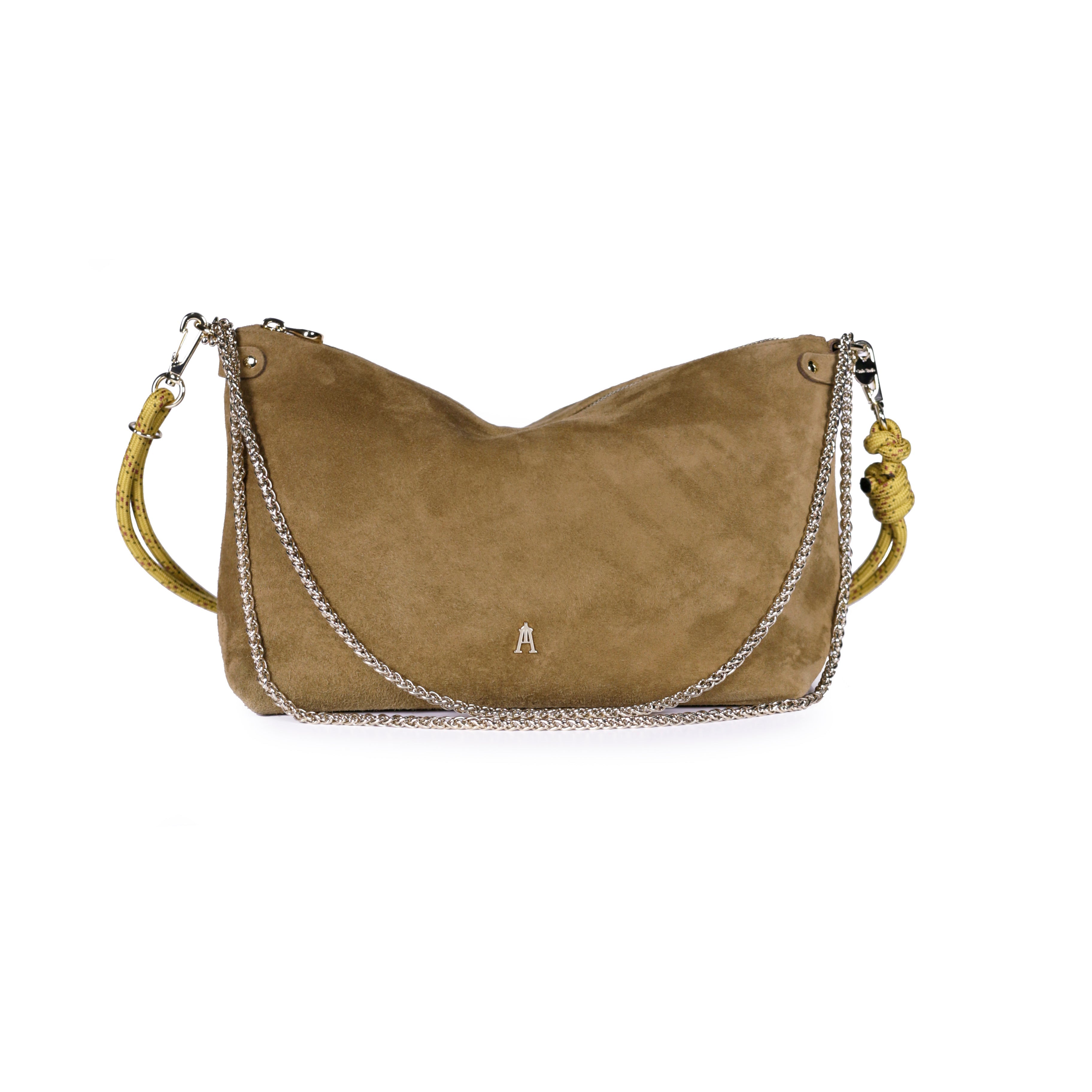 Mallow Leather Bag - Suede Sepia