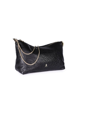 Mallow Leather Bag - Bubble Noir