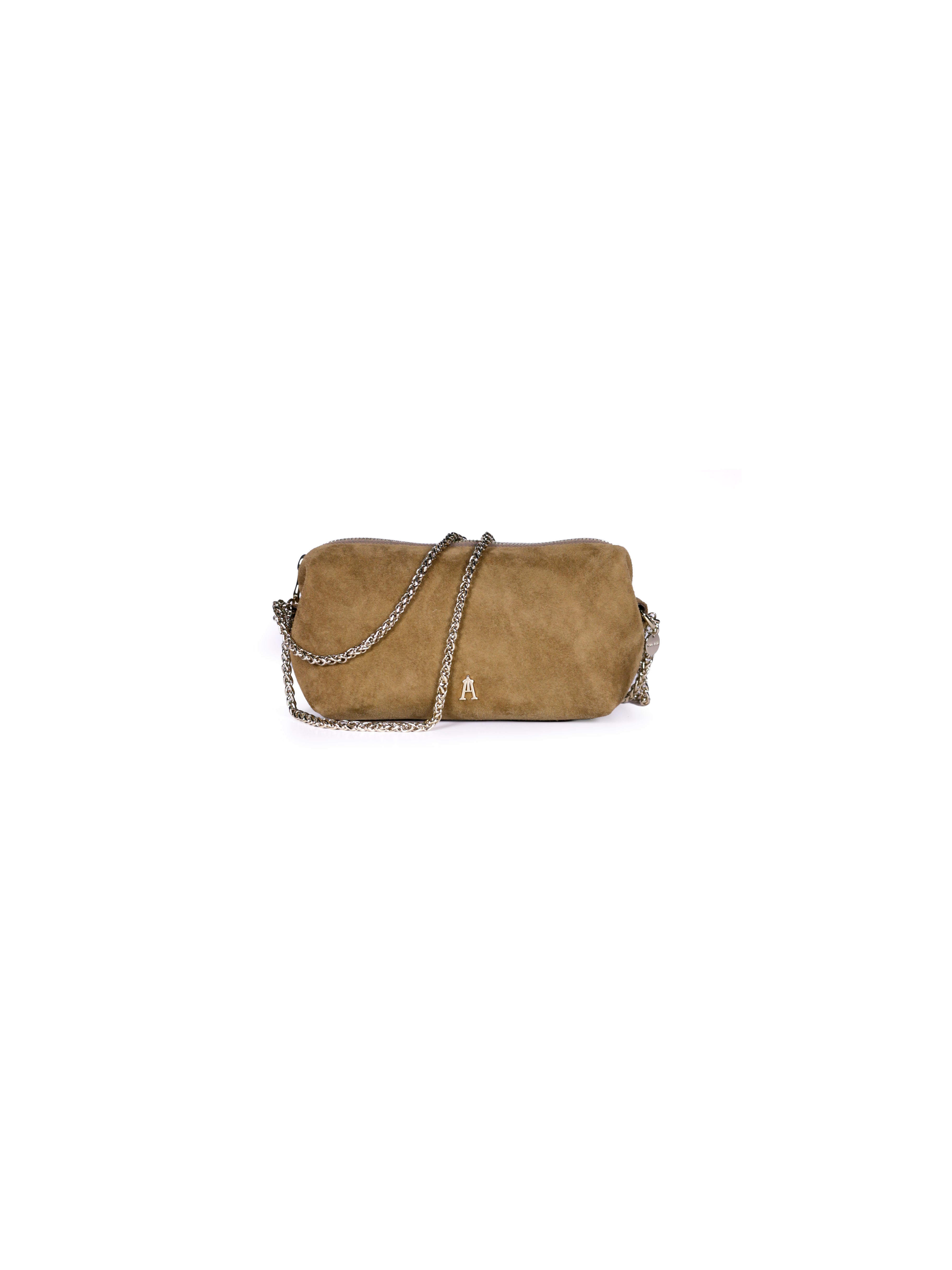 Nuage Leather Bag - Suede Sepia