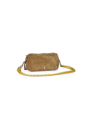 Nuage Leather Bag - Suede Sepia