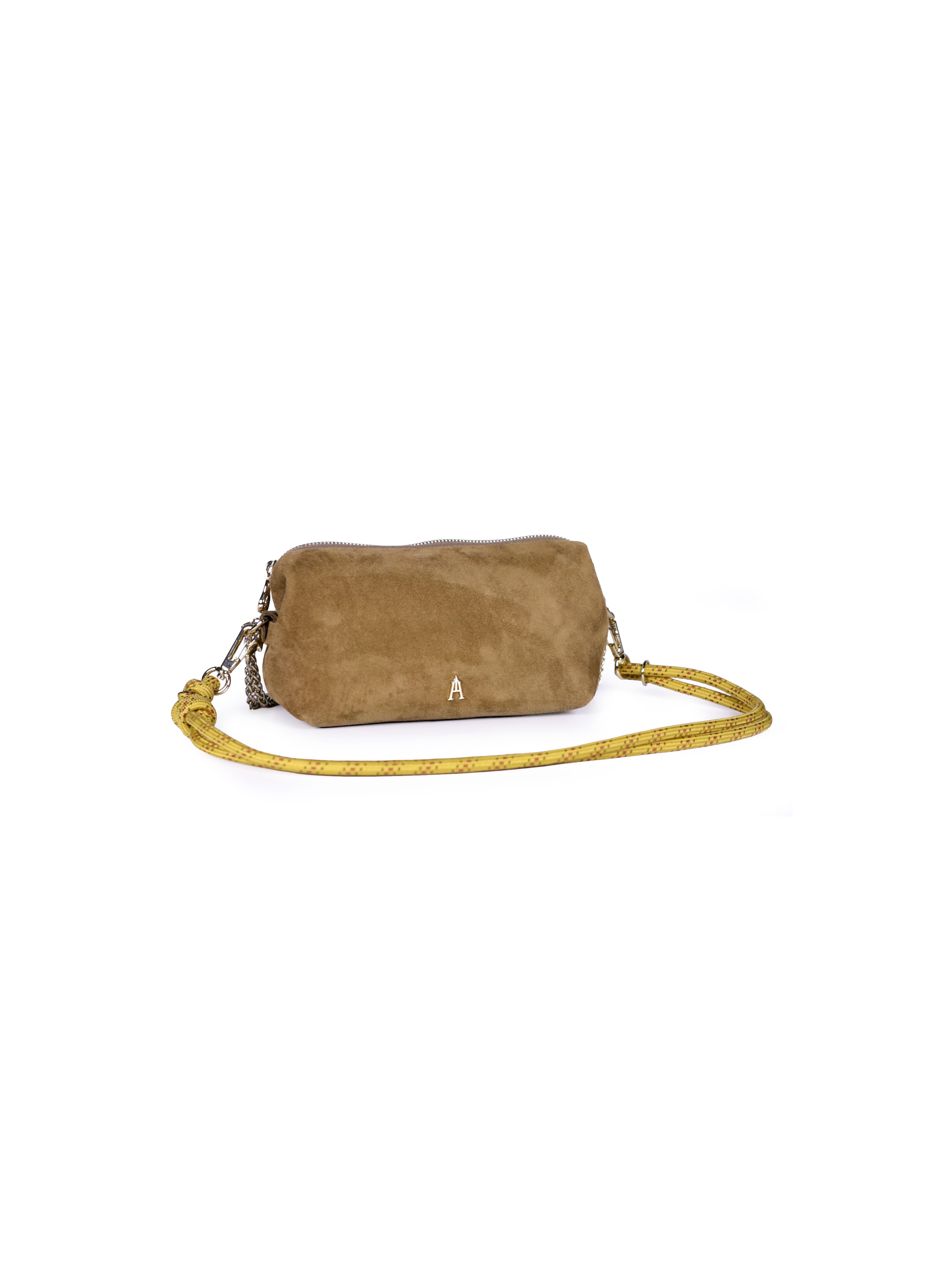 Nuage Leather Bag - Suede Sepia