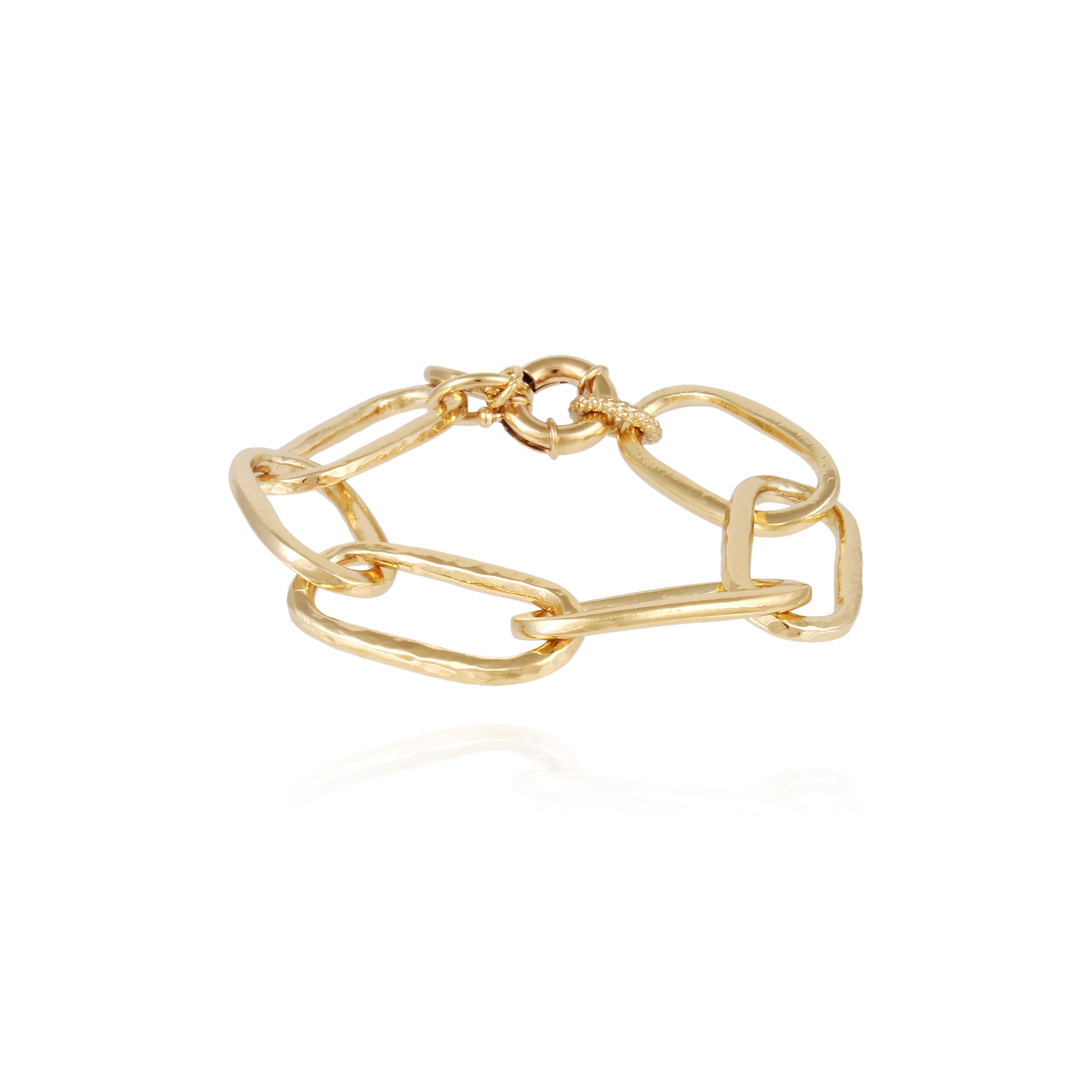 Maille Oval Bracelet Large - Gold