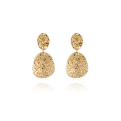 Eclipse Earrings Small - Gold
