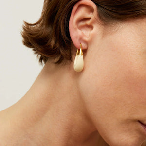 Ecume Earrings Small - Ivory