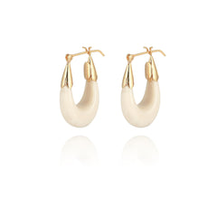 Ecume Earrings Small - Ivory