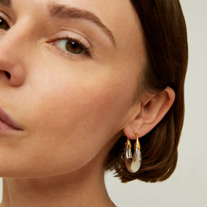 Ecume Earrings Small - Silver / Gold