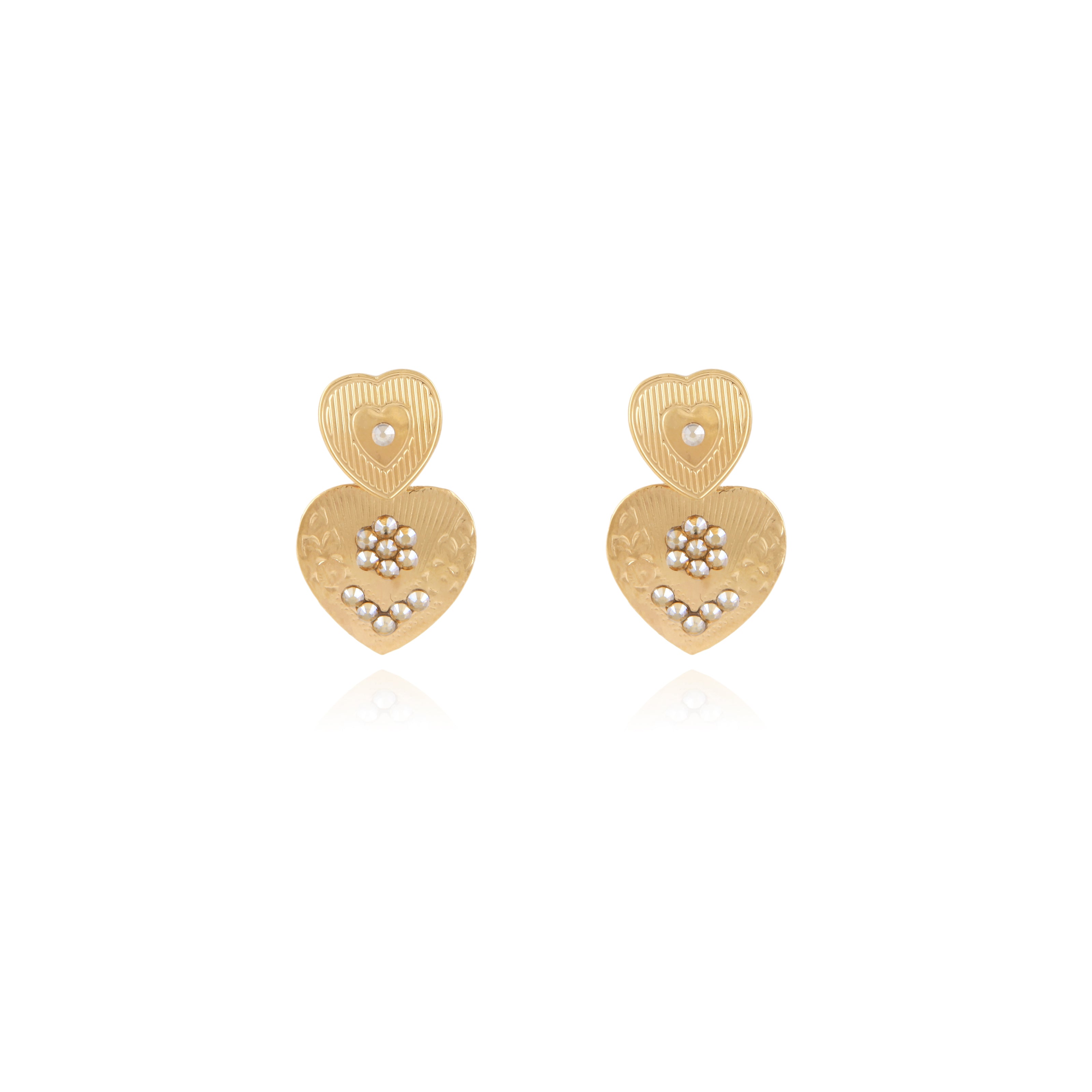 Love Earrings Mini - Gold
