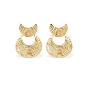 Luna Wave Earrings Mini - Gold