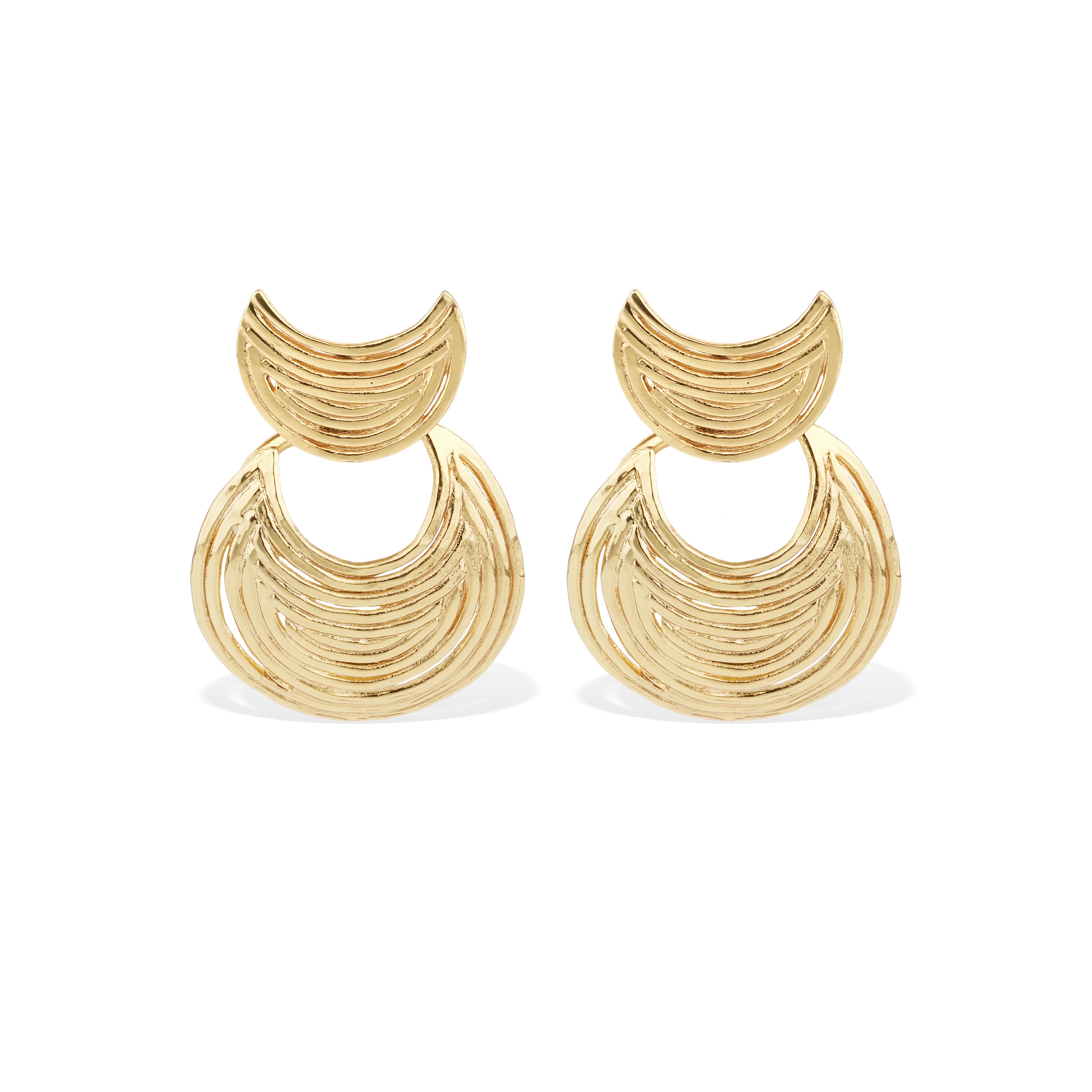 Luna Wave Earrings Mini - Gold