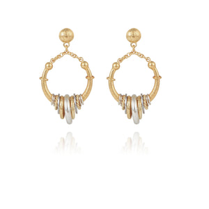 Maranzana Earrings Mini - Gold / Silver