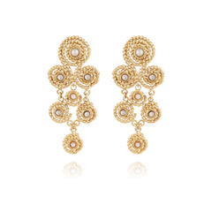 Mistral Earrings Small - Gold / Mother Of Pearl