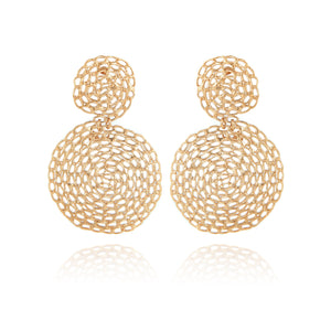 Onde Gourmette Earrings - Gold