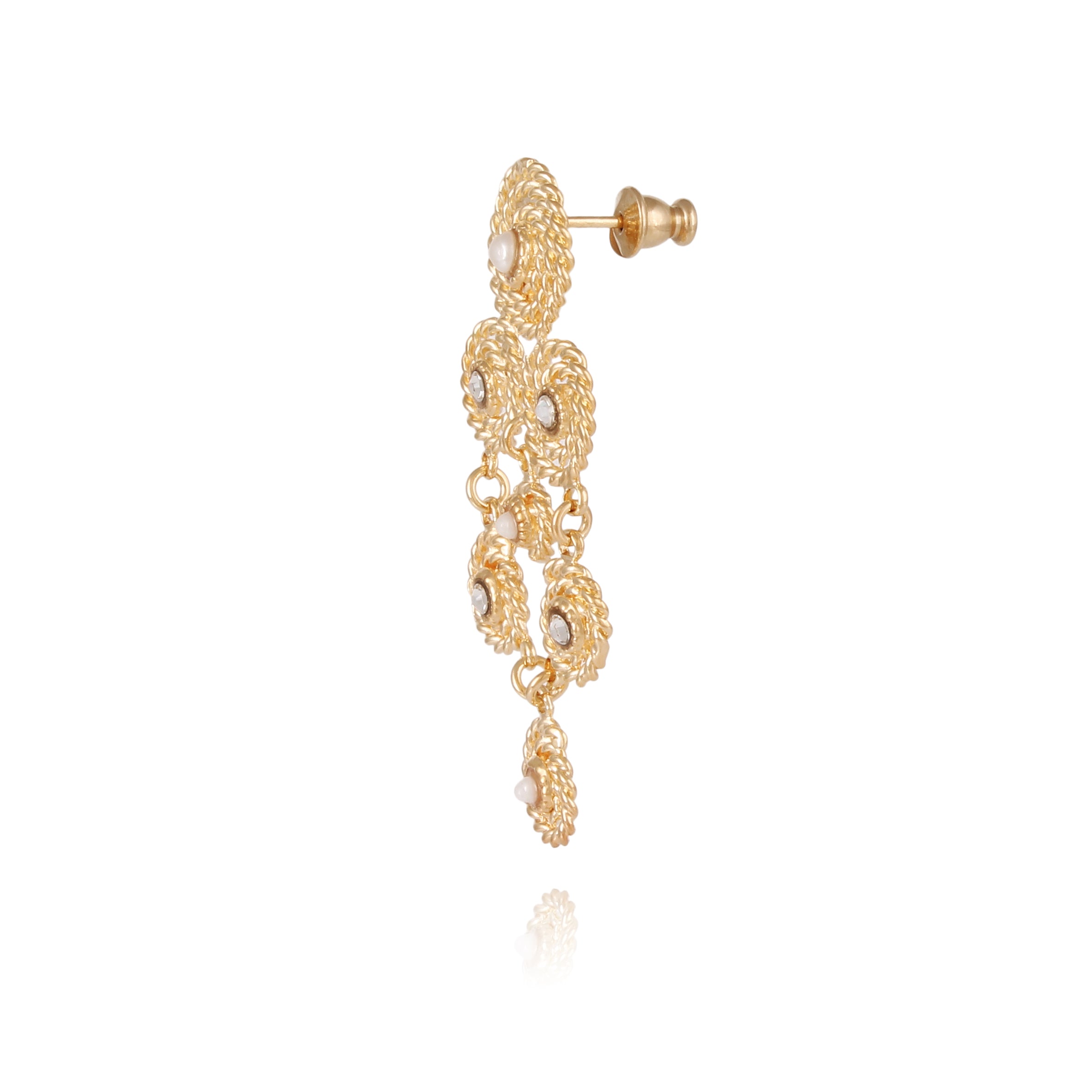Mistral Earrings Small - Gold / Mother Of Pearl