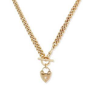 Locked Necklace - Gold