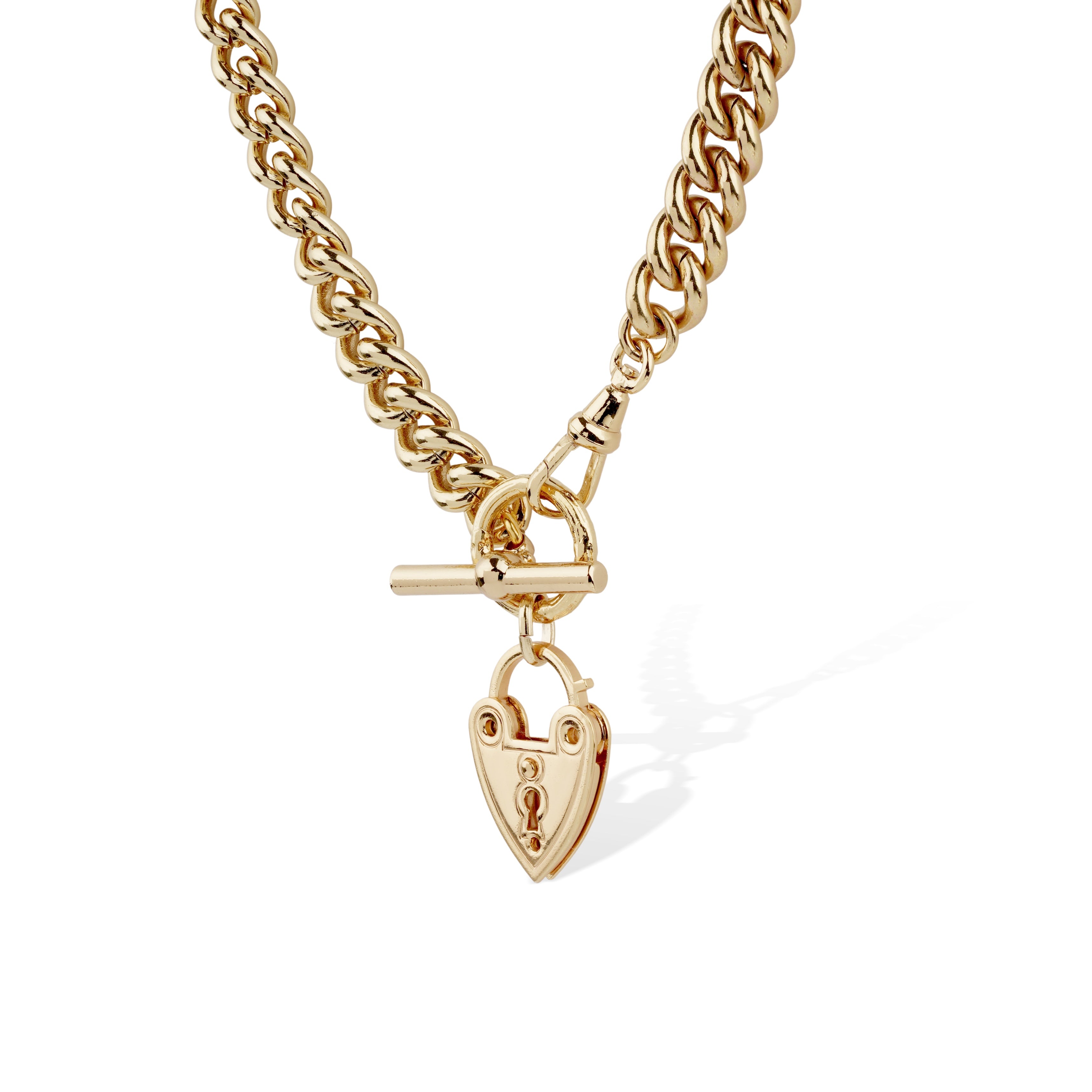 Locked Necklace - Gold