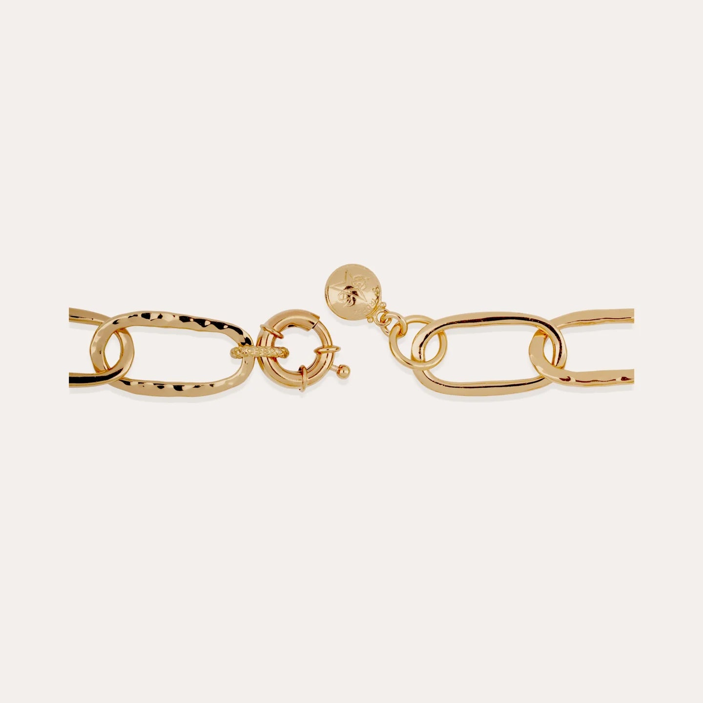Maille Oval Necklace Large - Gold