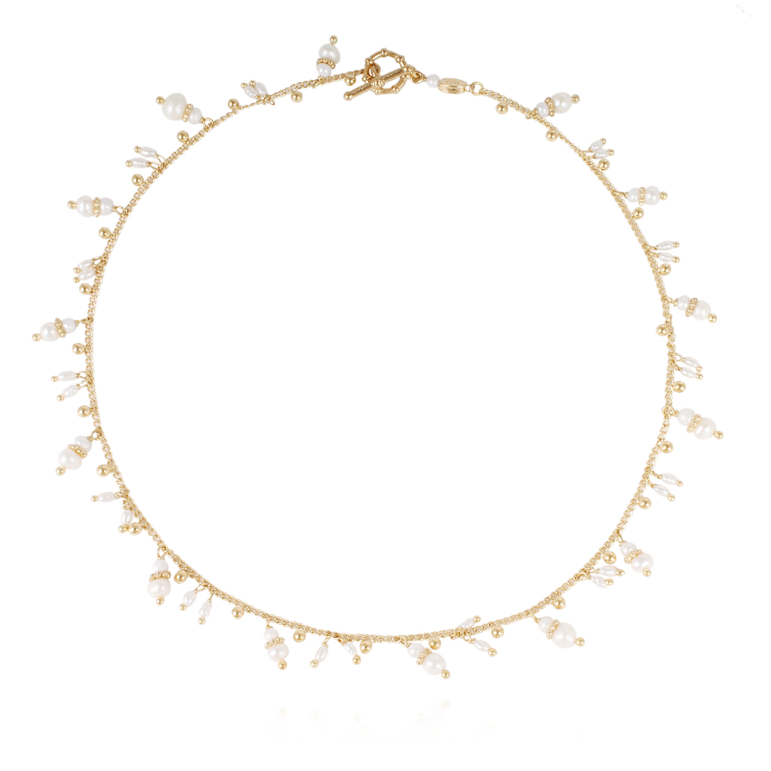 Tangerine Necklace - Gold / Mother Of Pearl