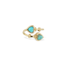 Duality Amore Ring - Turquoise