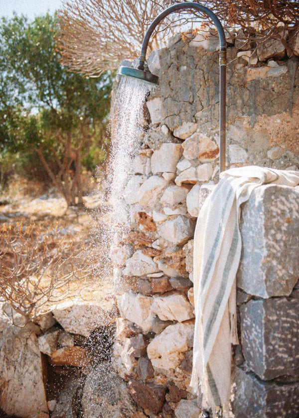 Bahia Olive Towel