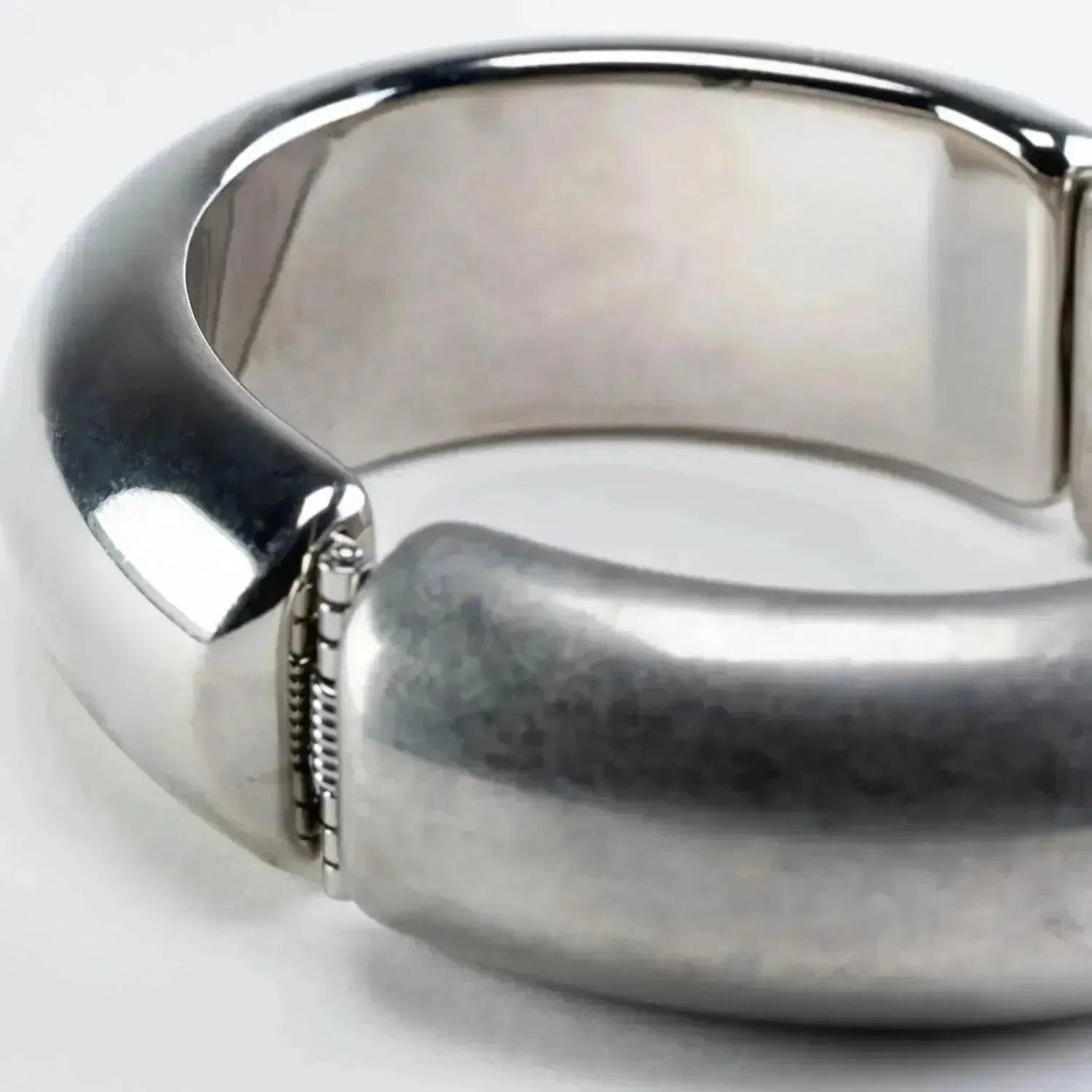 Bi-colour Bangle - Silver / Vintage Silver